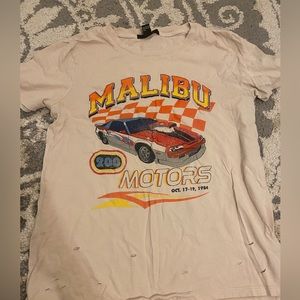 Malibu graphic T-shirt worn once.